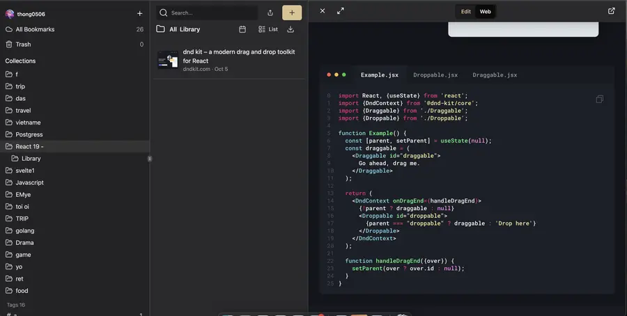 Bookmark Pro BookmarkPro App Interface